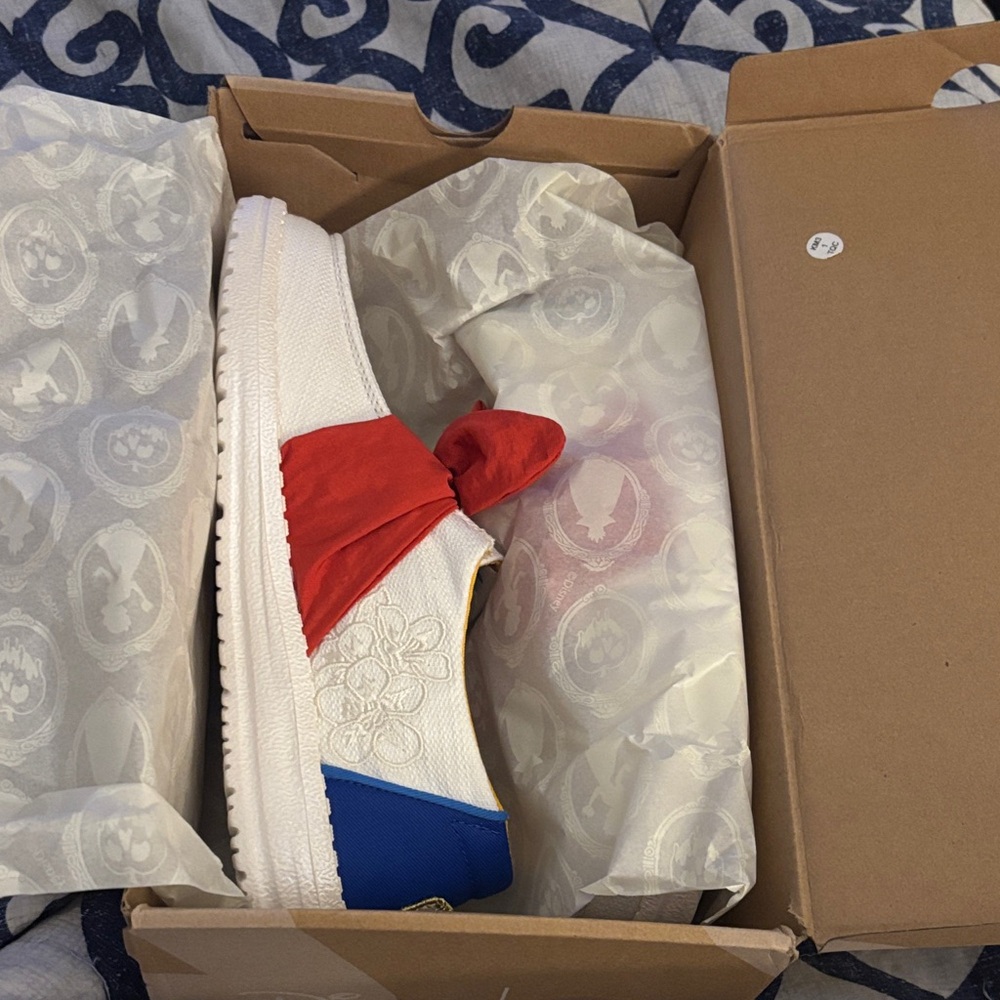 Hey Dude Snow White Sneakers
